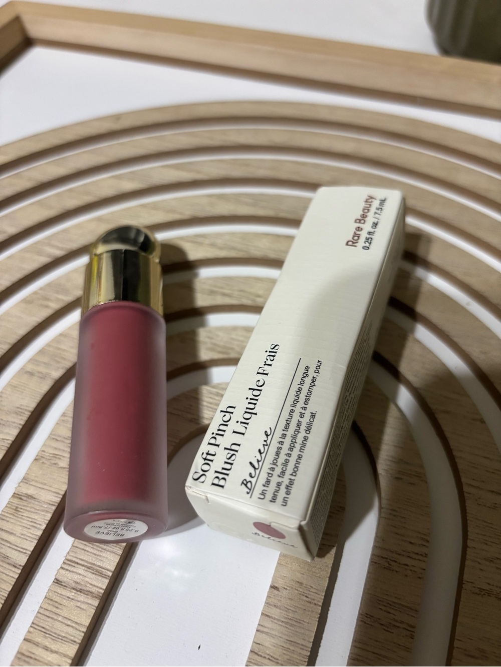 Rare Beauty Lip Soufflé Velvet Tint — believe tone - Picture 4 of 5